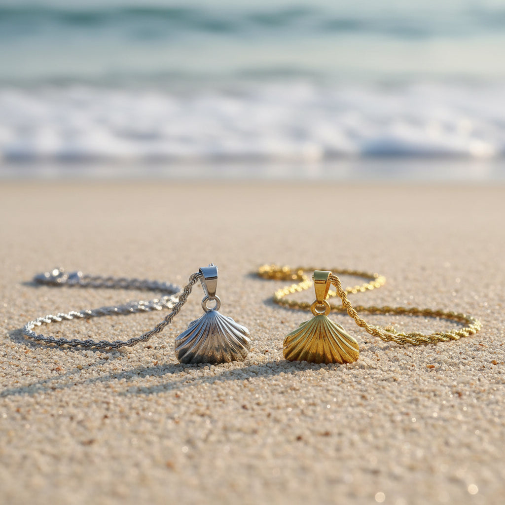 Ocean Grace Shell Pendant Necklace