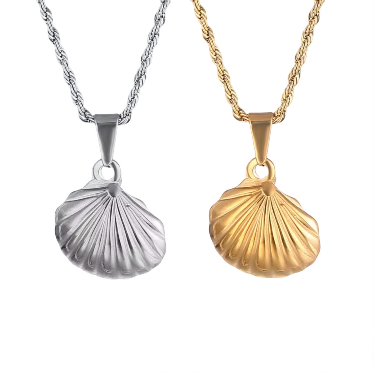 Ocean Grace Shell Pendant Necklace