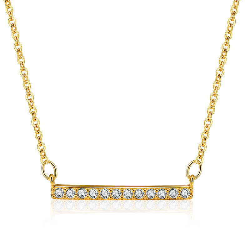 Naly Horizontal bar necklace