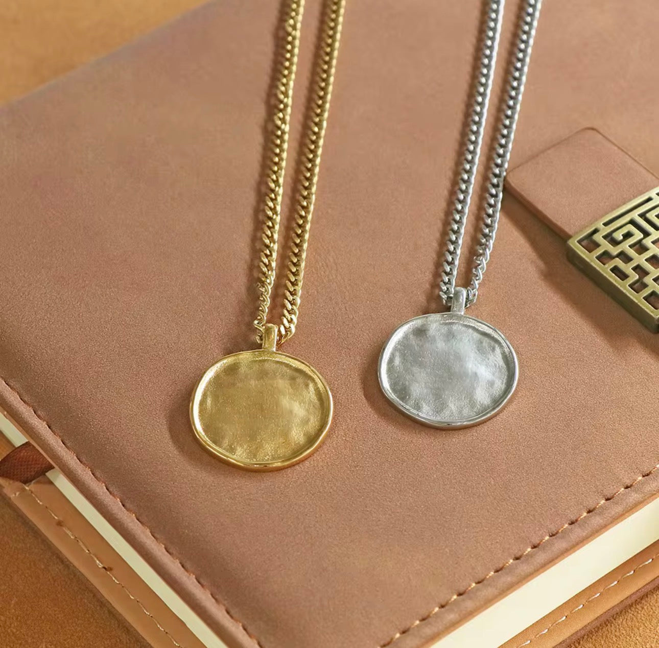 Ally Bank Medallion pendant Necklace