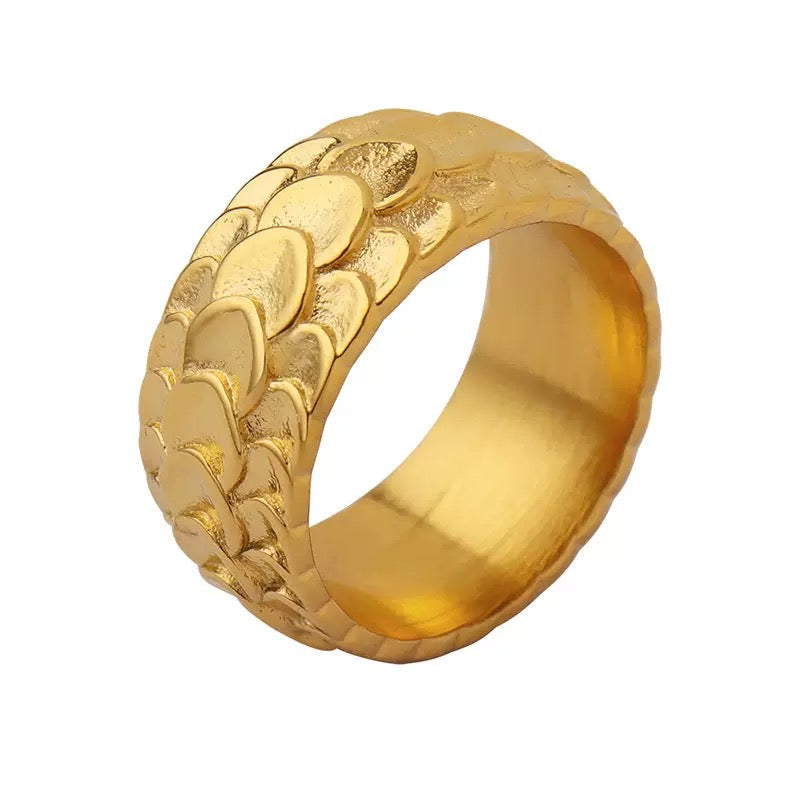 Rosenaly Fish Scale Ring 7