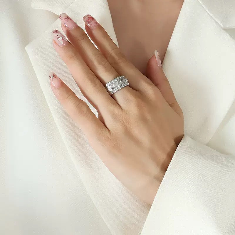Rosenaly Fish Scale Ring 7