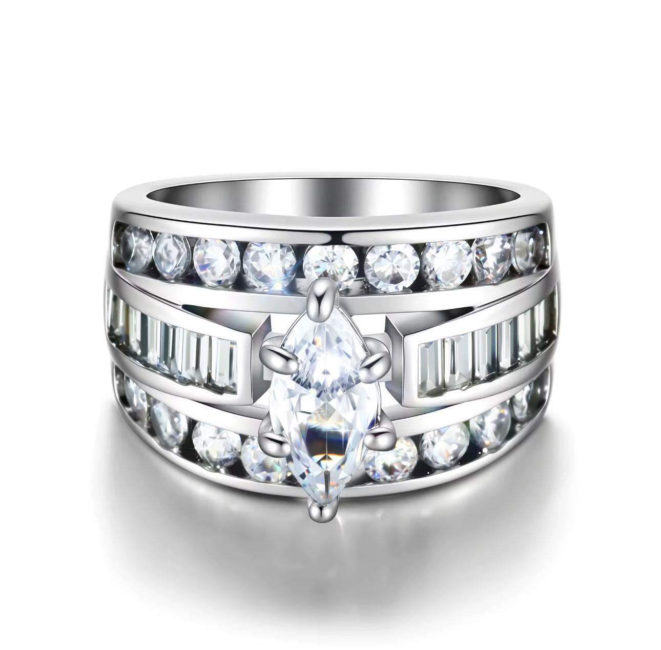 Ceestia Luxe Ring-Silver 6,7,8,9