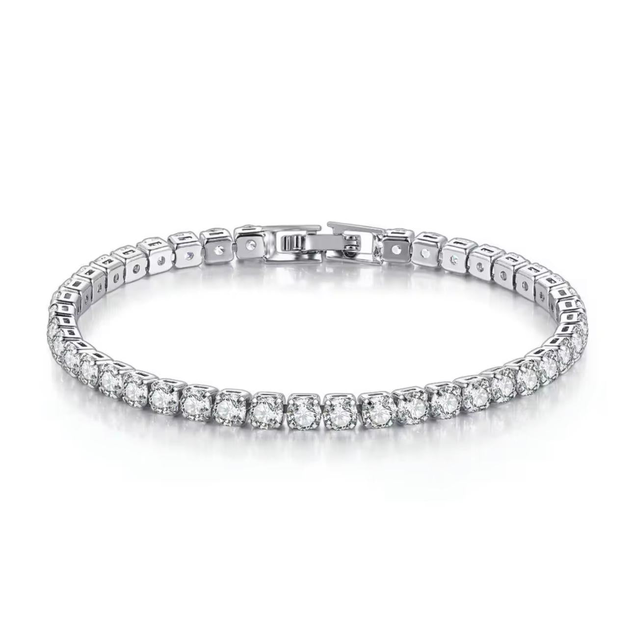 Luxe Radiance Tennis Bracele-Gold