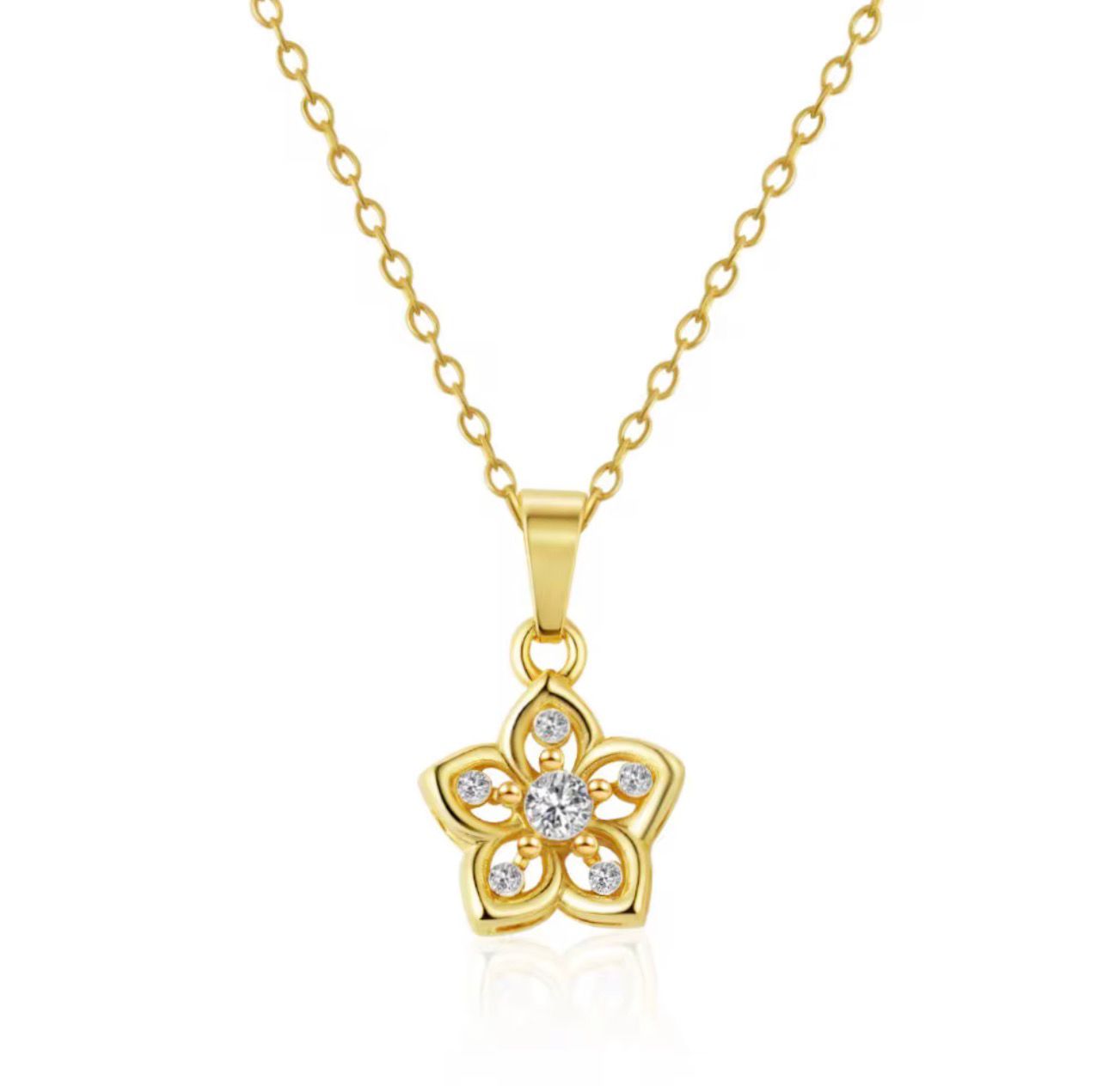Celina Necklace-Gold